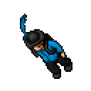 Personagem com uma prévia do título