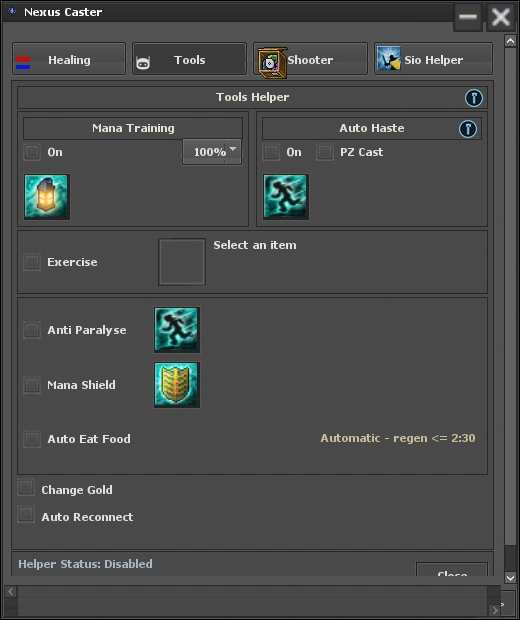Tela real no APK: Tools